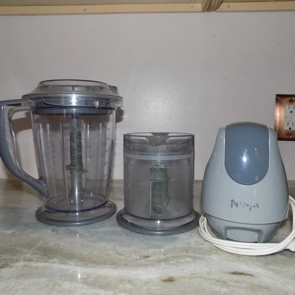 Ninja Master Prep Food Processor Blender Grey Good QB900B Chopper Set